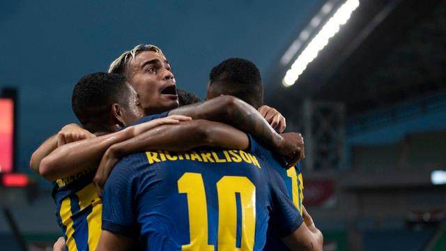 开云APP-梅开二度 理查利松追平罗纳尔多奥运会进球数！